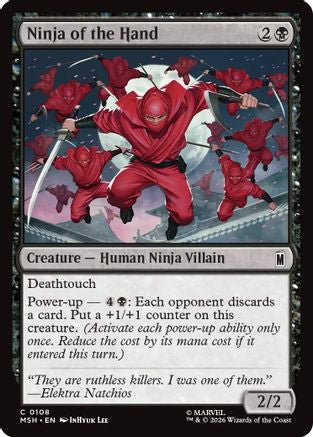 Ninja of the Hand (MSH-108) - common