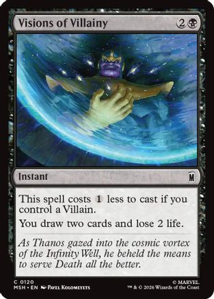 Visions of Villainy (MSH-120) - common - Foil