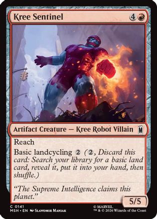Kree Sentinel (MSH-141) - common