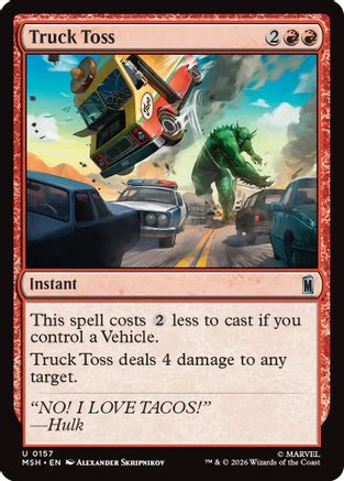Truck Toss (MSH-157) - uncommon