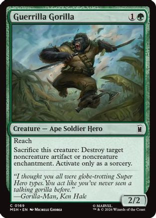 Guerrilla Gorilla (MSH-169) - common - Foil