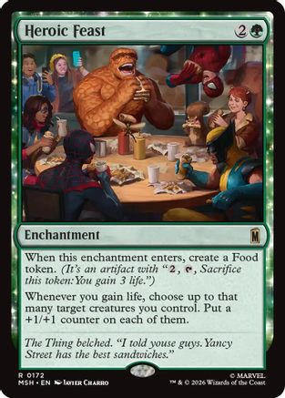 Heroic Feast (MSH-172) - rare - Foil