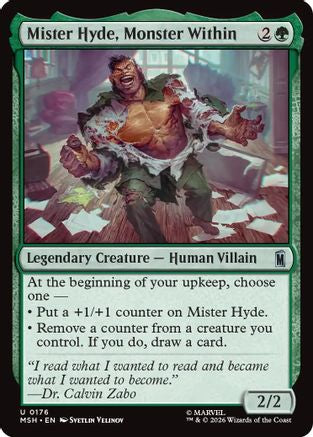 Mister Hyde, Monster Within (MSH-176) - uncommon - Foil
