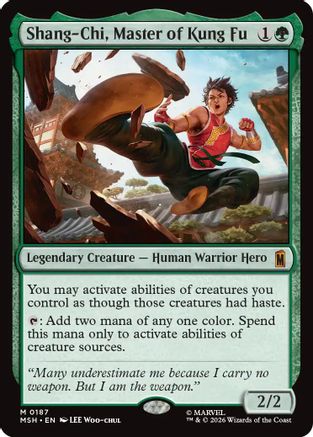 Shang-Chi, Master of Kung Fu (MSH-187) - mythic - Foil
