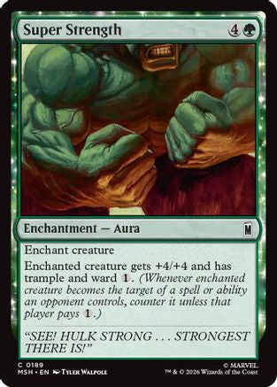 Super Strength (MSH-189) - common - Foil