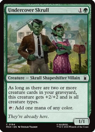 Undercover Skull (MSH-194) - common - Foil
