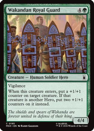 Wakandan Royal Guard (MSH-195) - common