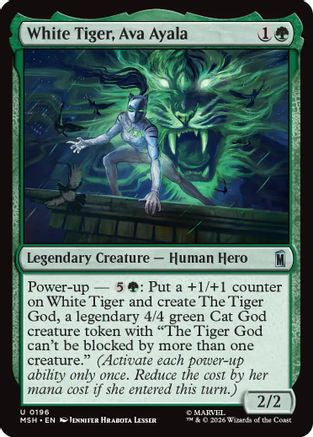 White Tiger, Ava Ayala (MSH-196) - uncommon - Foil