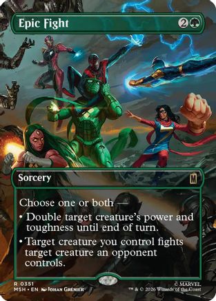 Epic Fight (Borderless) (MSH-351) - rare