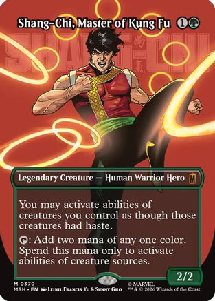 Shang-Chi, Master of Kung Fu (Borderless) (0370) (MSH-370) - mythic