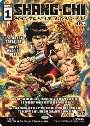 Shang-Chi, Master of Kung Fu (Showcase) (0396) (MSH-396) - mythic - Foil