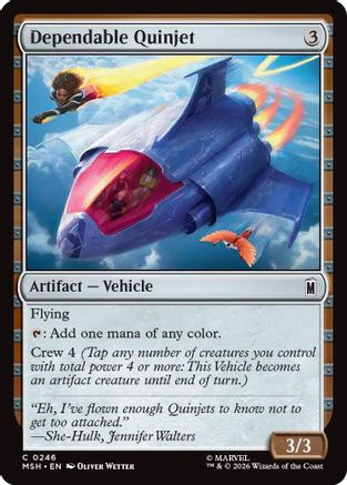Dependable Quinjet (MSH-246) - common