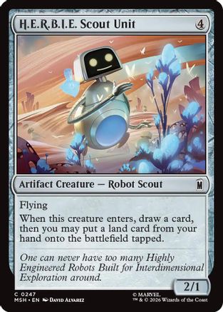 H.E.R.B.I.E. Scout Unit (MSH-247) - common - Foil