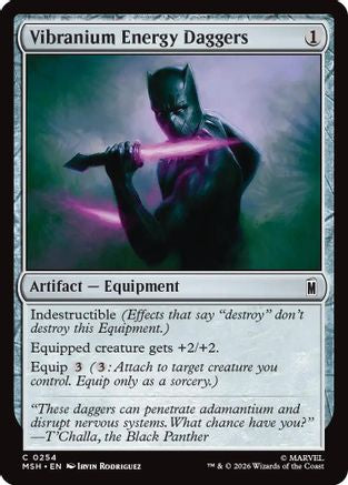 Vibranium Energy Daggers (MSH-254) - common - Foil
