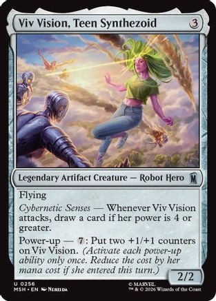 Viv Vision, Teen Synthezoid (MSH-256) - uncommon - Foil
