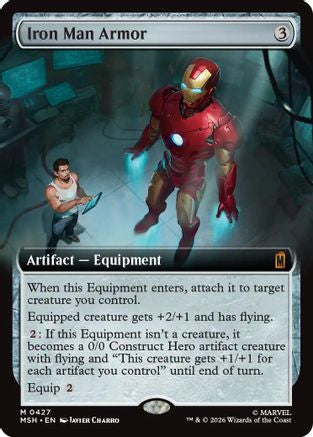Iron Man Armor (Extended Art) (MSH-427) - mythic