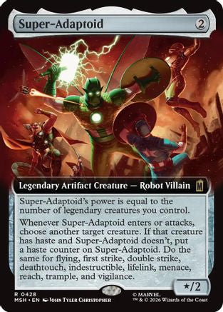 Super-Adaptoid (Extended Art) (MSH-428) - rare