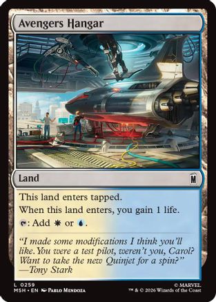 Avengers Hangar (MSH-259) - land