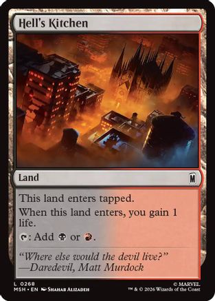 Hell's Kitchen (MSH-268) - land - Foil