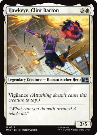 Hawkeye, Clint Barton (0518) (MSC-518) - uncommon
