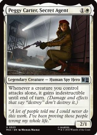 Peggy Carter, Secret Agent (MSC-523) - uncommon