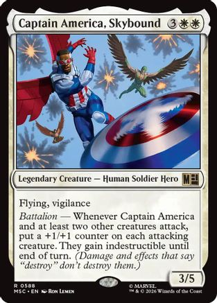 Captain America, Skybound (MSC-588) - rare - Foil