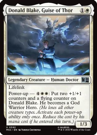 Donald Blake, Guise of Thor (MSC-592) - uncommon - Foil