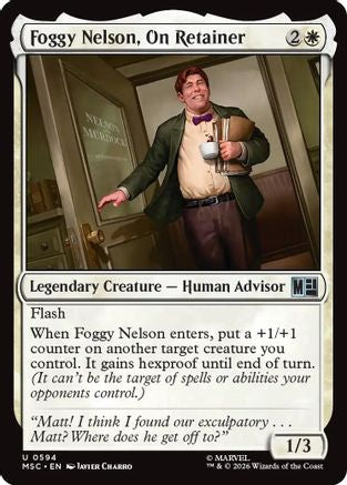 Foggy Nelson, On Retainer (MSC-594) - uncommon