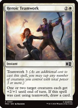 Heroic Teamwork (MSC-597) - common - Foil