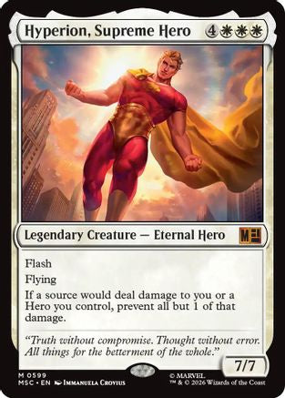 Hyperion, Supreme Hero (MSC-599) - mythic - Foil