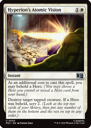 Hyperion's Atomic Vision (MSC-600) - uncommon - Foil