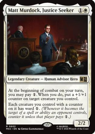 Matt Murdock, Justice Seeker (MSC-602) - rare