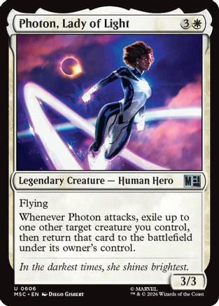 Photon, Lady of Light (MSC-606) - uncommon - Foil