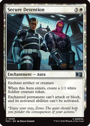 Secure Detention (MSC-608) - uncommon - Foil