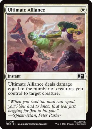 Ultimate Alliance (MSC-611) - common - Foil