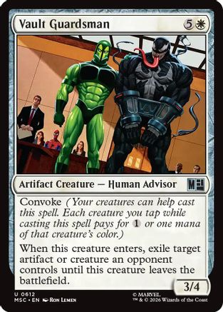 Vault Guardsman (MSC-612) - uncommon - Foil