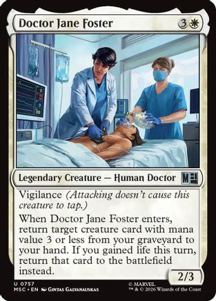 Doctor Jane Foster (MSC-757) - uncommon