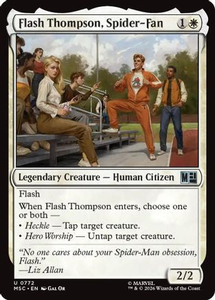 Flash Thompson, Spider-Fan (MSC-772) - uncommon - Foil