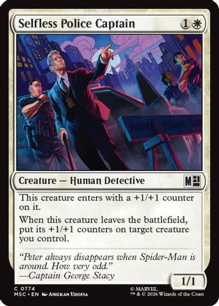 Selfless Police Captain (MSC-774) - common - Foil