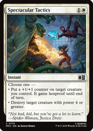 Spectacular Tactics (MSC-775) - common - Foil