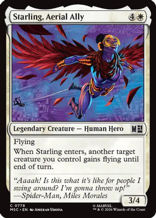 Starling, Aerial Ally (MSC-778) - common - Foil