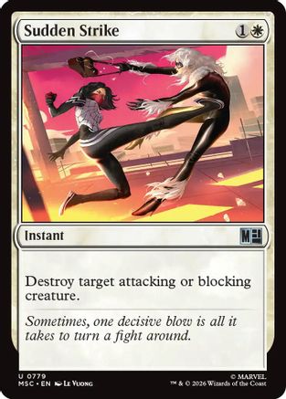 Sudden Strike (MSC-779) - uncommon - Foil