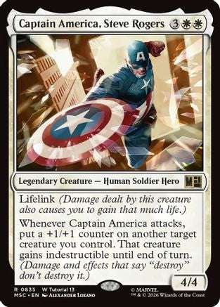 Captain America, Steve Rogers (MSC-835) - rare