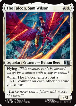 The Falcon, Sam Wilson (MSC-837) - uncommon