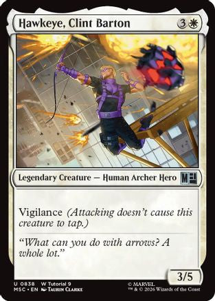 Hawkeye, Clint Barton (0838) (MSC-838) - uncommon