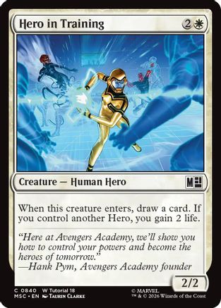 Hero in Training (MSC-840) - common