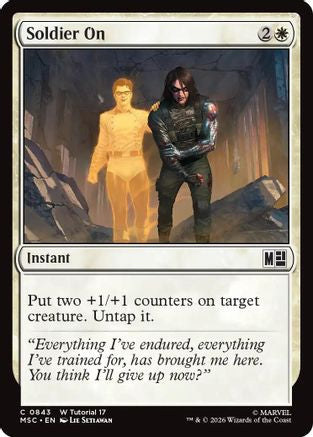 Soldier On (MSC-843) - common