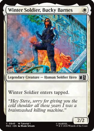 Winter Soldier, Bucky Barnes (MSC-845) - common