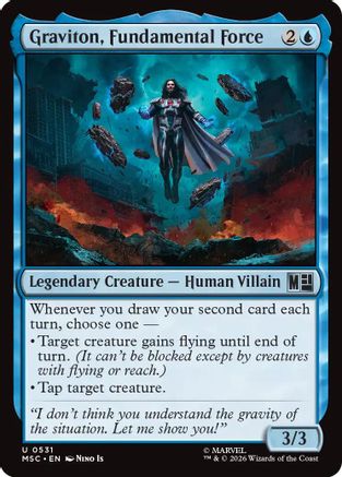 Graviton, Fundamental Force (MSC-531) - uncommon - Foil