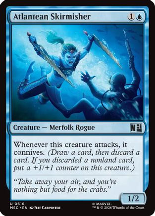 Atlantean Skirmisher (MSC-616) - uncommon